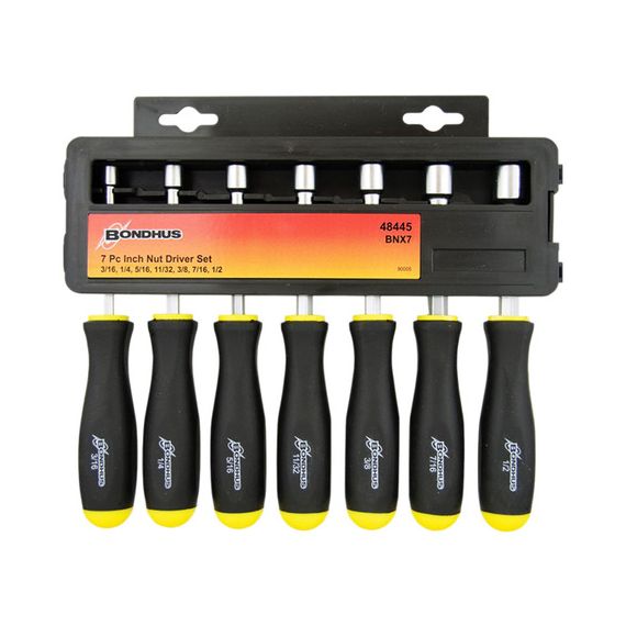 Set De Destornilladores Boca Hexagonal 7 Pz Pulgadas Bondhus