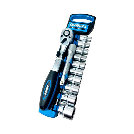 Set Bocallaves Con Crique Y Extensión 12pzs 1/2'' (10-24mm)