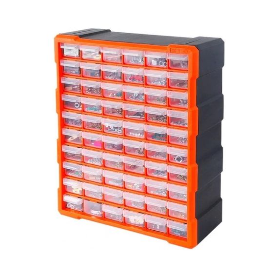 Gavetero Organizador Tactix 60 Cajones 48.5x38.5x16 Cm