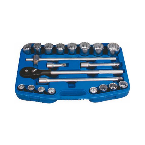 Set De Bocallaves Y Accesorios Crv 21 Pzs 3/4'' Pulgadas