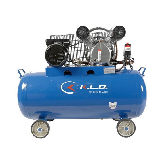 Compresor De Aire 150 Litros 3,5hp Bicilíndrico Kld Aceite