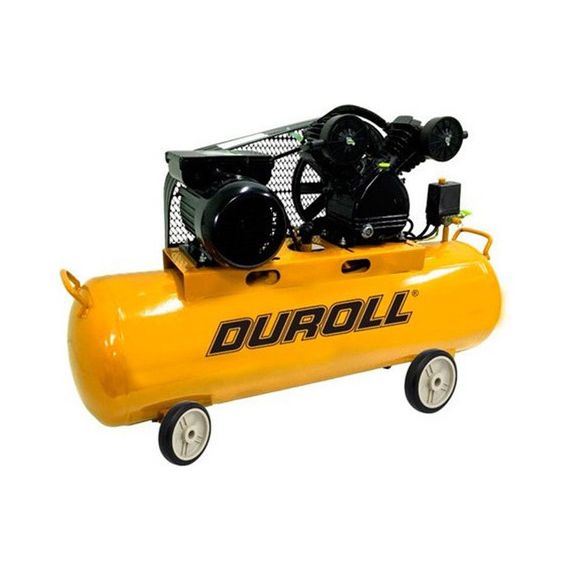 Compresor 3hp 150lts Monofásico Bicilindrico Duroll