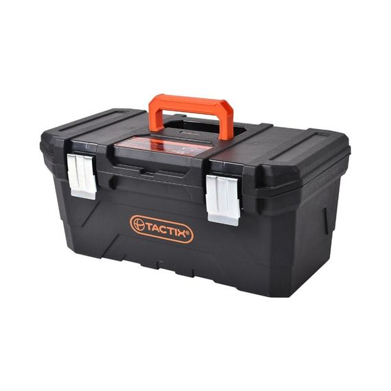 Caja De Herramientas Broche Metálico Tactix 58x30x26cm