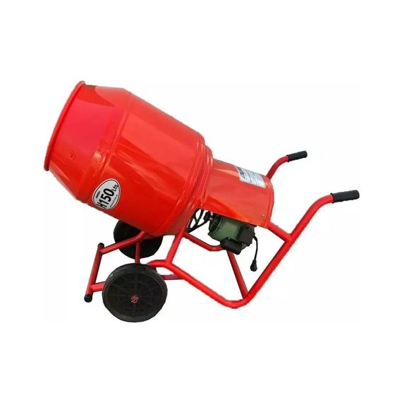 Hormigonera Duroll Rueda Maciza 130 Lts 3/4hp Reforzada