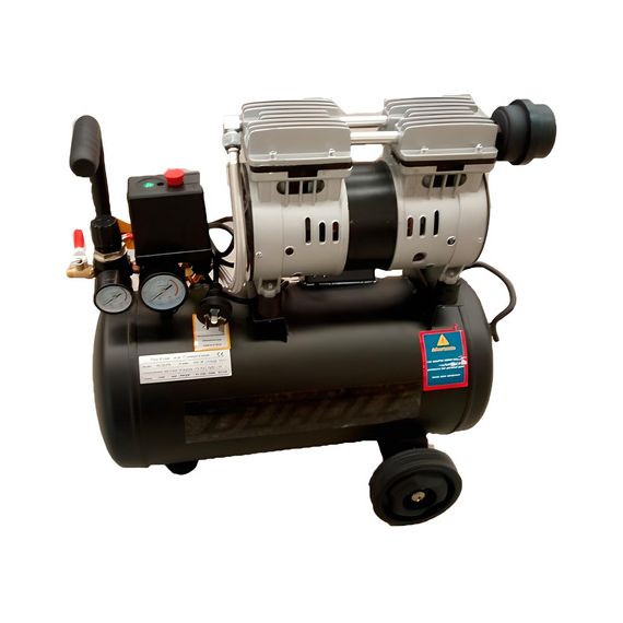 Compresor de aire eléctrico Duroll CD24OL monofásico 24L 550W 220V 50Hz negro