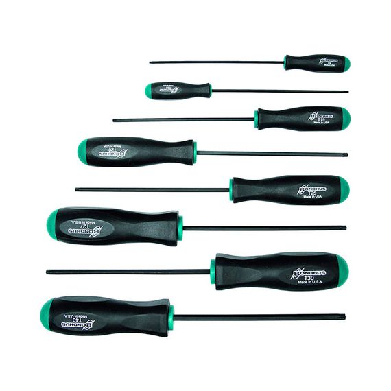 Set Destornilladores Torx Piezas T6-t25 Tsx8s Bondhus