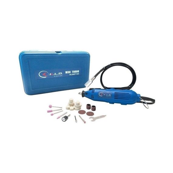 Minitorno Kld 180w 16 Accesorios Eje Flexible Maleta