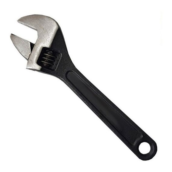 Llave Ajustable Con Escala 8 Tratamiento Fosfatizado Labor