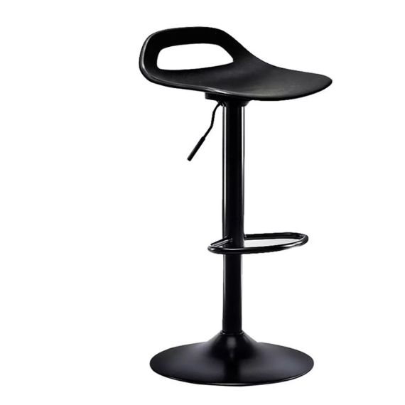 Banqueta Taburete Regulable Zip Black Diseño Cocina Comedor Vintage