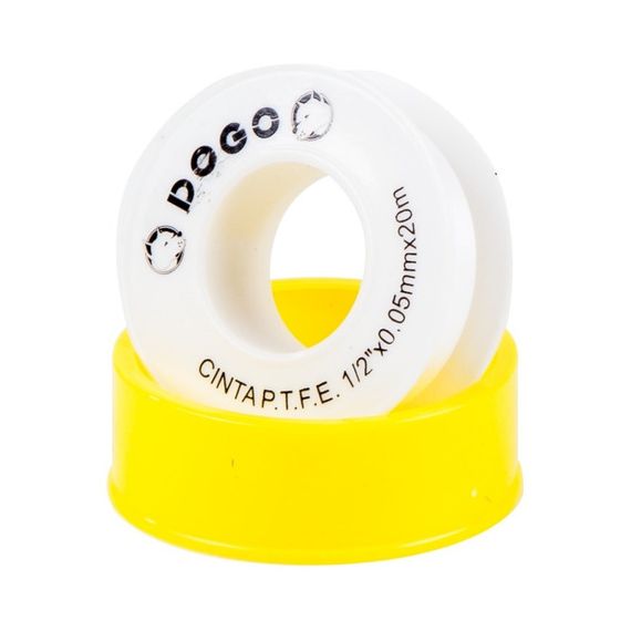 Cinta De P.TF.E. Espesor 0.05 Mm 3/4 X 10 mts X 10 U Dogo