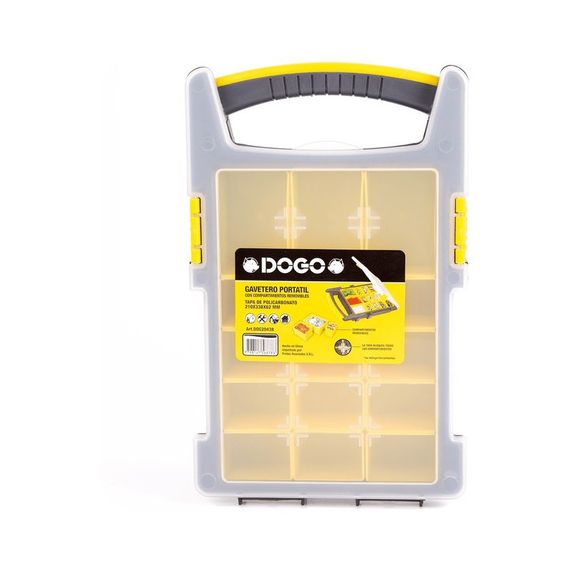 Gavetero Portátil 210x338x62 mm Con 15 Compartimientos Dogo