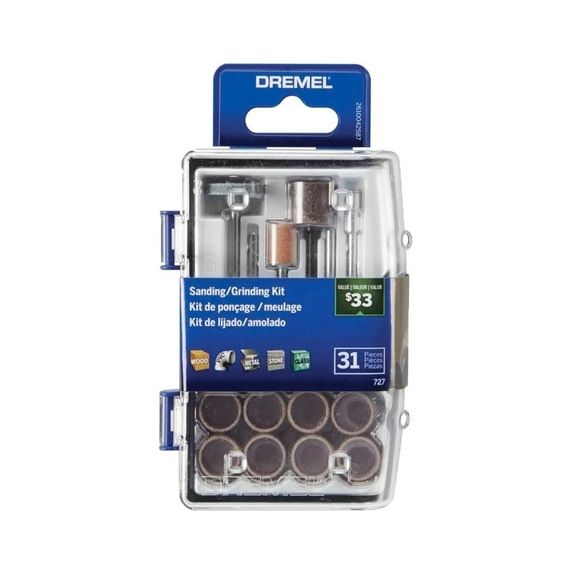 Kit De Accesorios Para Lijar Afilar Dremel Minitorno 31 Piezas