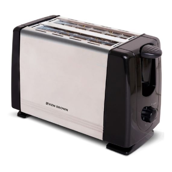 Tostadora Ken Brown 700w 2 Panes 6 Niveles Acero Inoxidable