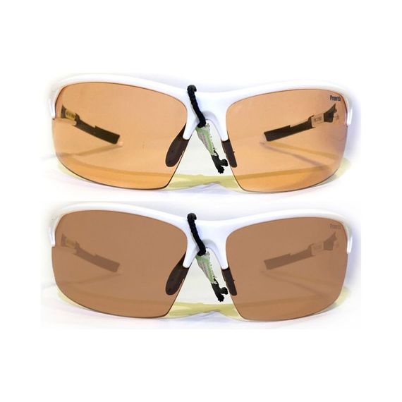 Anteojos Sol Gafa Blanca Negra Lente Brown Ps1730 Freeride