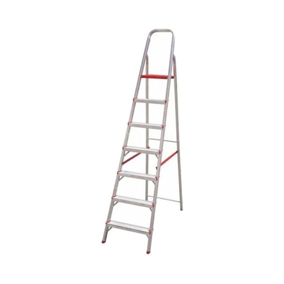 Escalera Botafogo Tijera De Aluminio 6 Escalones 120 Kg