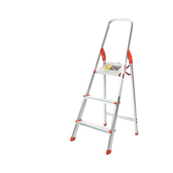 Escalera De Aluminio Reforzado Familiar 3 Escalones Dogo