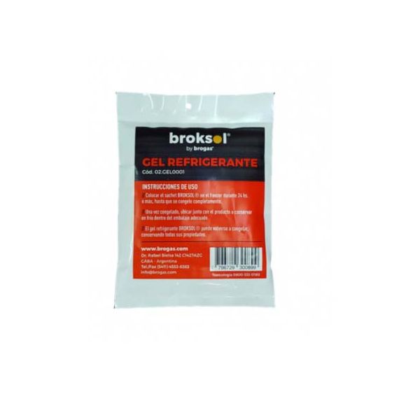 Gel Refrigerante Térmico Sachet 300 gr Broksol Brogas