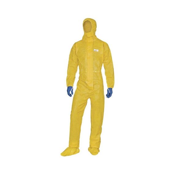 Mameluco Overol C/ Capucha T. L Amarillo Delta Plus Quimicos