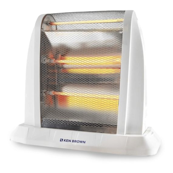 Estufa Halógena Eléctrica 5 Velas 2000w 3 Niv De Temperatura