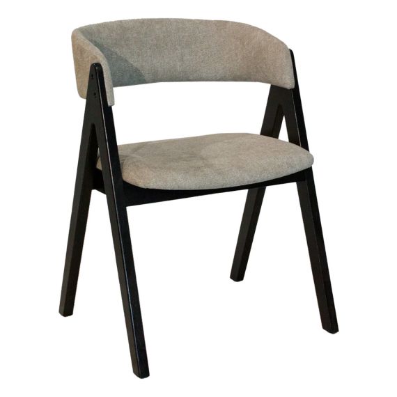 Silla Oslo Gris C/ Patas De Madera Living Comedor