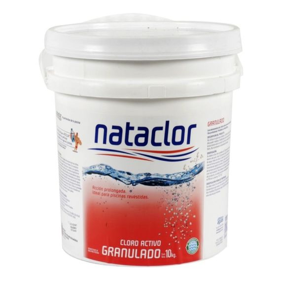 Cloro Granulado 10k Accion Lenta Piscina Revestida Nataclor