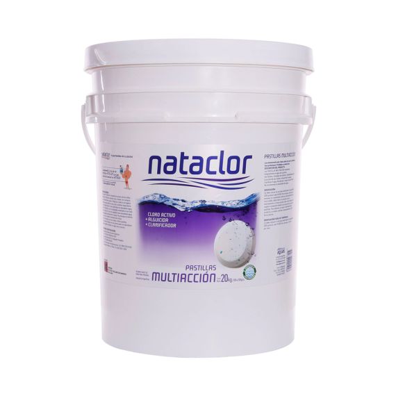 Pastillas Cloro 50gr 10kg Nataclor Piscinas No Decolora
