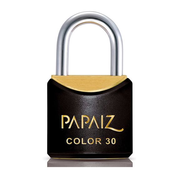 Candado 30 mm Negro Bronce Reforzado Doble Traba Papaiz CR-30  