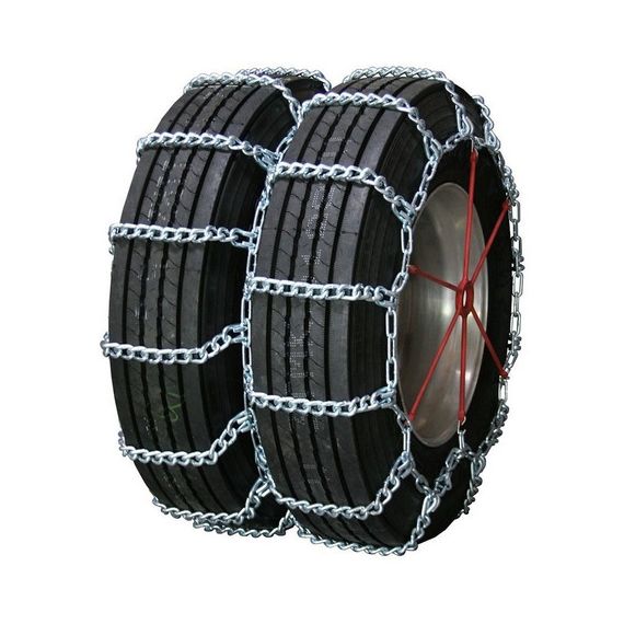 Par De Cadenas De Nieve Duales P/ Neumaticos Camiones 