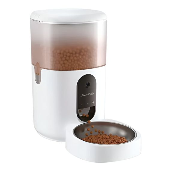 Comedero Automático Dispenser Alimento Mascotas Wifi Cámara