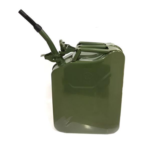Bidón Para Combustible Chapa 20 Litros Con Pico Vertedor