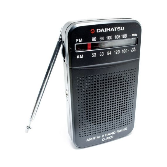 Radio Am/fm A Pila Tipo Pocket C/antena Extendible Daihatsu