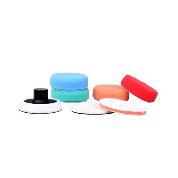 Kit 3 Backing Plate M14/6 Pads para Limpieza Interior