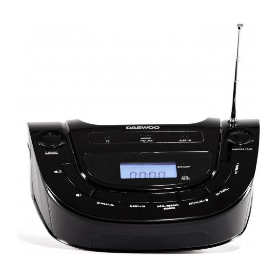 Reproductor Audio Portátil Radio AM/FM USB Bluetooth Daewoo