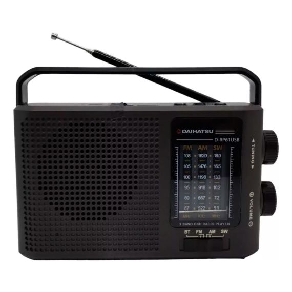 Radio Am/fm Usb/pila Recargable Linterna Daihatsu D-rp61
