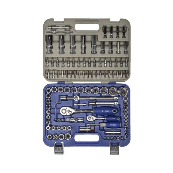 Set De Bocallaves Mixto 1/4 Y 1/2 108 Piezas Irimo 129-108-4
