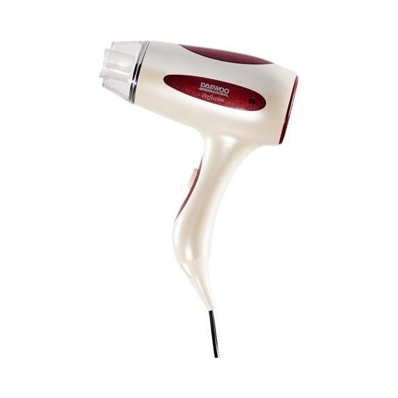 Secador Pelo Ion Daewoo Viaje 1200w 2 Posiciones