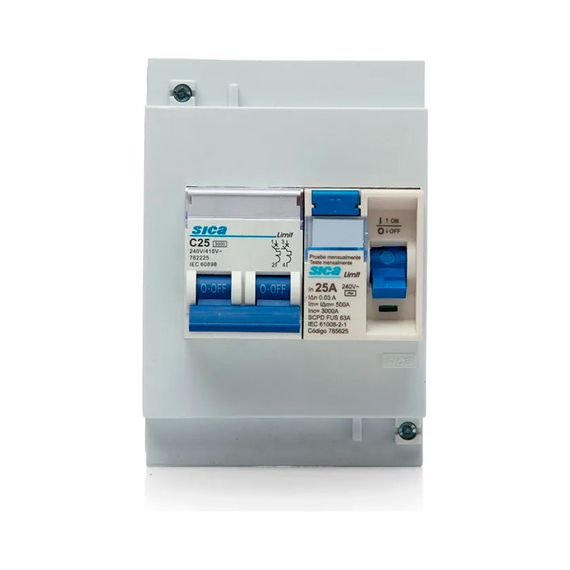 Tablero Integrado Monofasico 2x40 Amp Sica