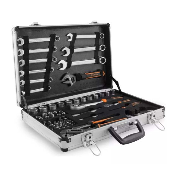Juego Set Herramientas Llaves Combinadas Tubos 77 Pz