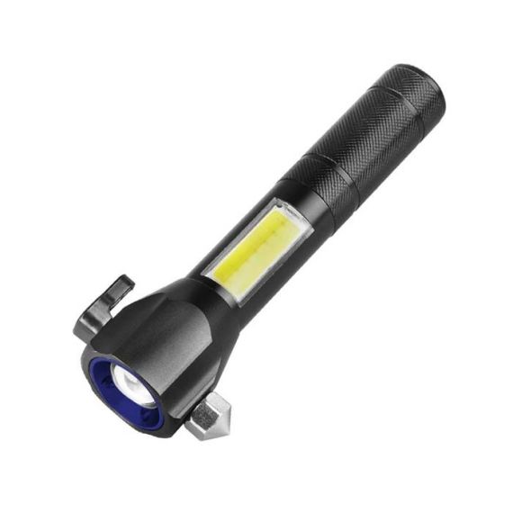 Linterna Tactica Con Martillo De Emergencia Alpaca En08 80lm