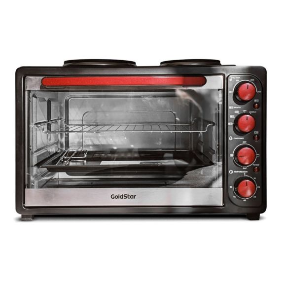Horno Eléctrico Doble Anafe 60 Litros Gldh602a Goldstar