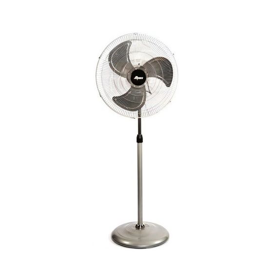 Ventilador Pie Industrial 20 Pulgadas 130w Pala Metal Alpaca
