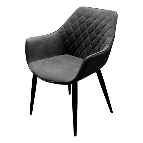Sillón Texas Ecocuero Patas Metalizadas Living Comedor