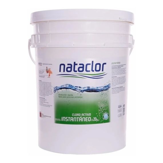 Cloro Solido Dicloro 20k Disolucion Rapida Piscina Nataclor