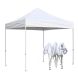 Gazebo Plegable 3x3mts Tela Beige C/ Ventana - Impermeable