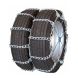 Par De Cadenas De Nieve Duales P/ Vehículos Semipesados 