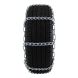 Par De Cadenas De Nieve Carbono Simple P/ Camioneta/Camión