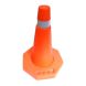 Cono De Seguridad Vial 35 Cm Naranja Rellenable Base Pesada