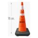 King Cone Semiflexible Con Base 70 Cm De Altura Filtro UV