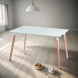 Mesa Eames Laqueada Blanca 120x80cm Ideal Living Comedor