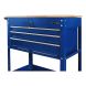 Carro Herramientas 3 Cajones C/Tapa Madera KLD432